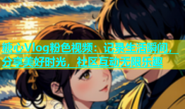 糖心Vlog粉色视频：记录生活瞬间，分享美好时光，社区互动无限乐趣