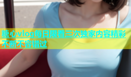 糖心vlog每日限看三次独家内容精彩不断不容错过
