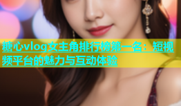 糖心vlog女主角排行榜第一名：短视频平台的魅力与互动体验