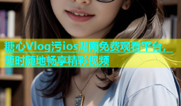 糖心Vlog污ios湖南免费观看平台，随时随地畅享精彩视频
