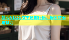 糖心VLOG女主角排行榜：探索甜美与魅力
