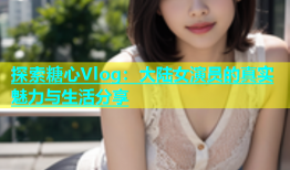 探索糖心Vlog：大陆女演员的真实魅力与生活分享