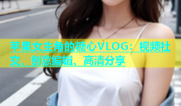 苹果女主角的糖心VLOG：视频社交、创意编辑、高清分享