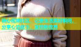 糖心视频社区，记录生活美好瞬间，分享心情故事，发现新视界