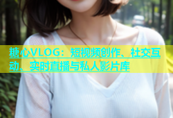 糖心VLOG：短视频创作、社交互动、实时直播与私人影片库