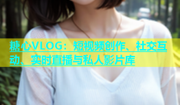 糖心VLOG：短视频创作、社交互动、实时直播与私人影片库