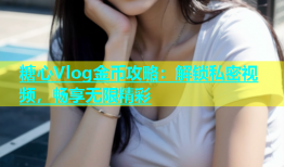 糖心Vlog金币攻略：解锁私密视频，畅享无限精彩