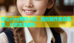 糖心vlog椰奶小巨：轻松制作美食视频，分享生活趣味