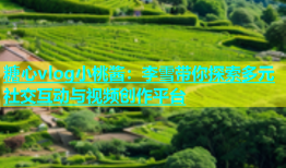 糖心vlog小桃酱：李雪带你探索多元社交互动与视频创作平台