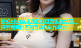 糖心vlog女主角们的日常生活分享，探索视频社区的互动与创作魅力