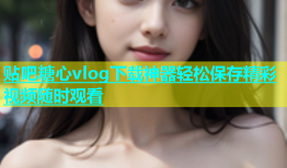 贴吧糖心vlog下载神器轻松保存精彩视频随时观看