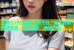 黄糖心vlog破解下载平台，轻松获取视频资源，智能解析，快速下载
