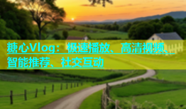 糖心Vlog：极速播放、高清视频、智能推荐、社交互动