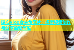 糖心vlog女主角图片：探索视频创作与分享的新高度
