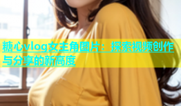 糖心vlog女主角图片：探索视频创作与分享的新高度