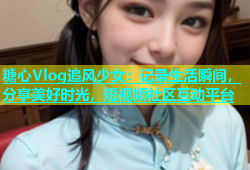 糖心Vlog追风少女：记录生活瞬间，分享美好时光，短视频社区互动平台