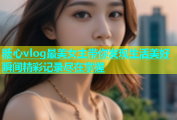 糖心vlog最美女主带你发现生活美好瞬间精彩记录尽在掌握