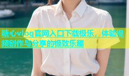 糖心vlog官网入口下载极乐，体验视频创作与分享的极致乐趣