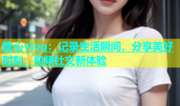 糖心vlog：记录生活瞬间，分享美好时刻，视频社交新体验