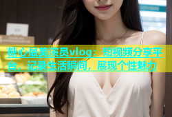 糖心最美演员vlog：短视频分享平台，记录生活瞬间，展现个性魅力