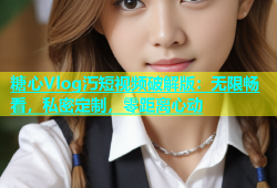 糖心Vlog汅短视频破解版：无限畅看，私密定制，零距离心动