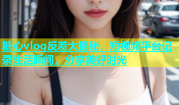 糖心vlog反差大揭秘，短视频平台记录生活瞬间，分享美好时光