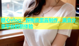 糖心vlog：探秘皮蛋酱制作，美食分享平台的新体验