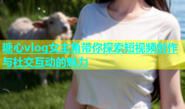 糖心vlog女主角带你探索短视频创作与社交互动的魅力