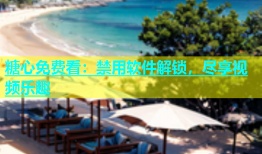 糖心免费看：禁用软件解锁，尽享视频乐趣