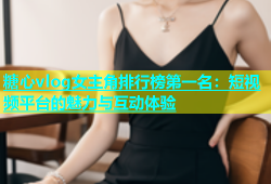 糖心vlog女主角排行榜第一名：短视频平台的魅力与互动体验