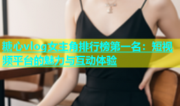 糖心vlog女主角排行榜第一名：短视频平台的魅力与互动体验