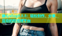 糖心vlog8.8.8：轻松创作、分享、互动的短视频平台