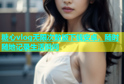 糖心vlog无限次数版下载安卓，随时随地记录生活瞬间