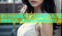 糖心Vlog官网入口：分享美好生活，视频编辑互动，打造你的专属精彩短片