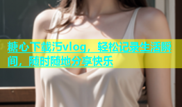 糖心下载汅vlog，轻松记录生活瞬间，随时随地分享快乐