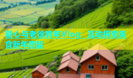 糖心与老徐跨年Vlog：互动探索美食新年愿望