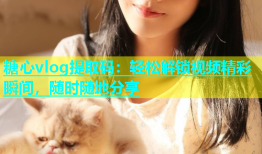 糖心vlog提取码：轻松解锁视频精彩瞬间，随时随地分享