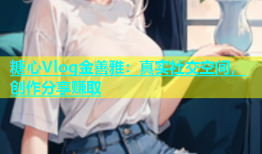 糖心Vlog金善雅：真实社交空间，创作分享赚取