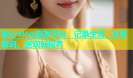 糖心vlog资源平台：记录生活，分享瞬间，发现新视界