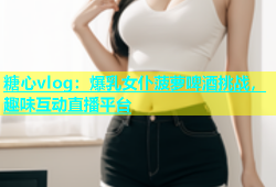 糖心vlog：爆乳女仆菠萝啤酒挑战，趣味互动直播平台