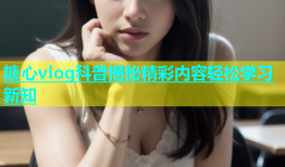 糖心vlog科普揭秘精彩内容轻松学习新知