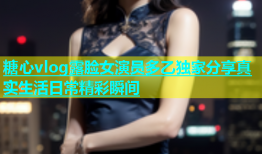 糖心vlog露脸女演员多乙独家分享真实生活日常精彩瞬间