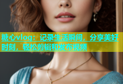 糖心vlog：记录生活瞬间，分享美好时刻，轻松剪辑和发布视频