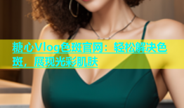 糖心Vlog色斑官网：轻松解决色斑，展现光彩肌肤