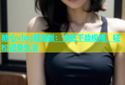 糖心vlog轻量版：快速下载视频，轻松记录生活