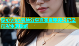 糖心vlog露脸分享真实自我轻松记录精彩生活瞬间