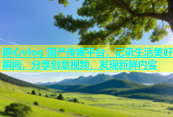 糖心vlog 国产传媒平台，记录生活美好瞬间，分享创意视频，发现新鲜内容
