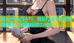 糖心Vlog汅API：轻松打造个性化视频内容，智能编辑助力创作