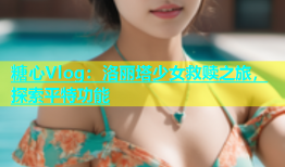 糖心Vlog：洛丽塔少女救赎之旅，探索平特功能
