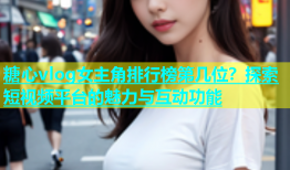 糖心vlog女主角排行榜第几位？探索短视频平台的魅力与互动功能